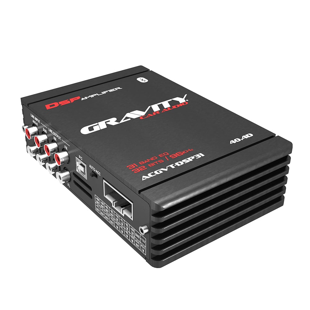 Procesador Digital Amplificado 31 Bandas DSP31 Gravity Car Audio