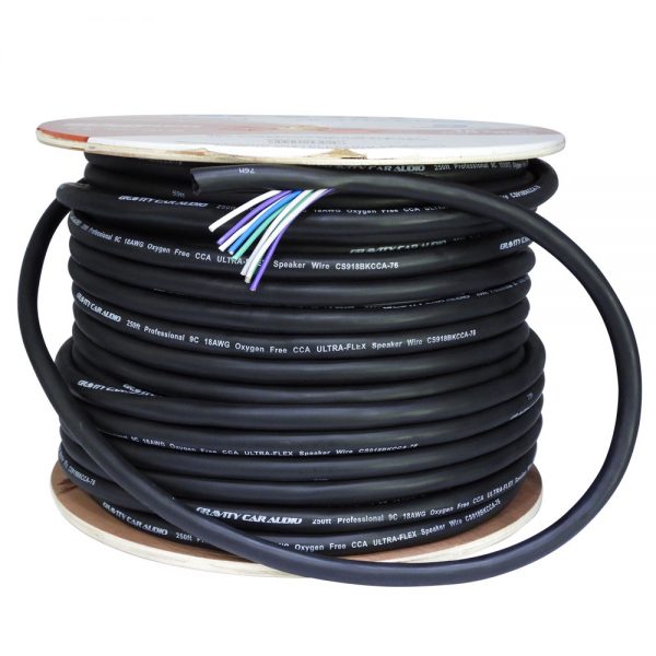 Cable para Altavoces 9 Conductores - CS918BKCCA-76 - Gravity Car Audio,  Amplificadores, Subwoofers, Speakers y Cables
