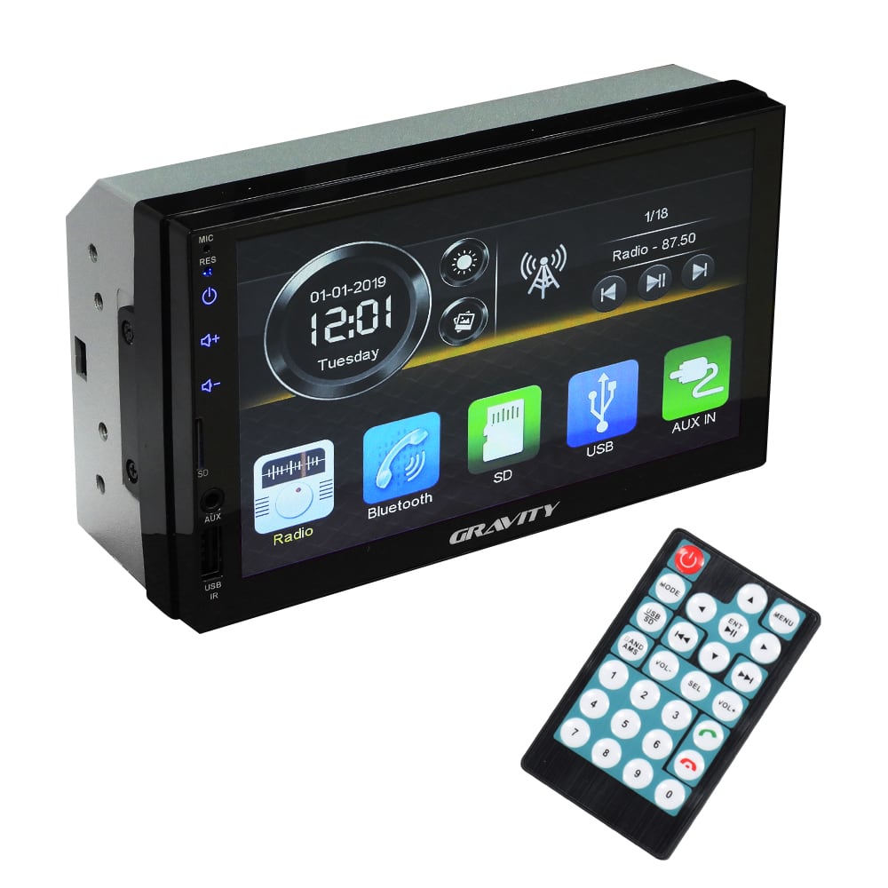 Radio Android 7 con IPS y DSP 2 Din 1+16g - AND701DSP - Gravity Car Audio,  Amplificadores, Subwoofers, Speakers y Cables